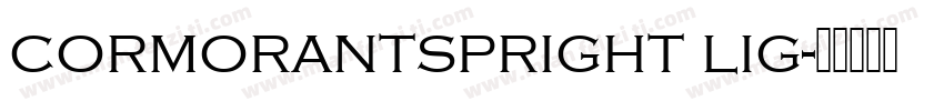 cormorantspright lig字体转换